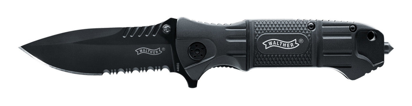 Walther 5.0715 – Klappmesser 85 mm, Aluminium, Liner-Lock