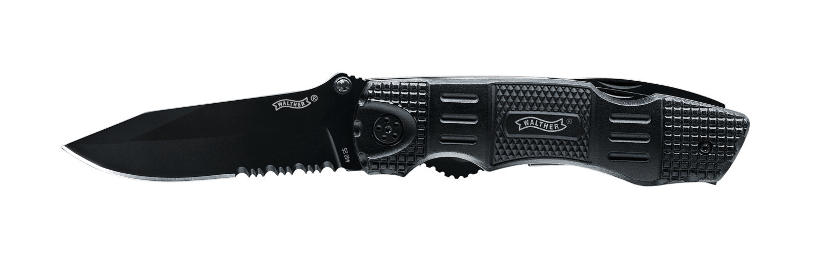 Walther MTK Multitool – Klingenlänge 81 mm, 227 g – 18-teilig – für Reisen, Wandern & Camping