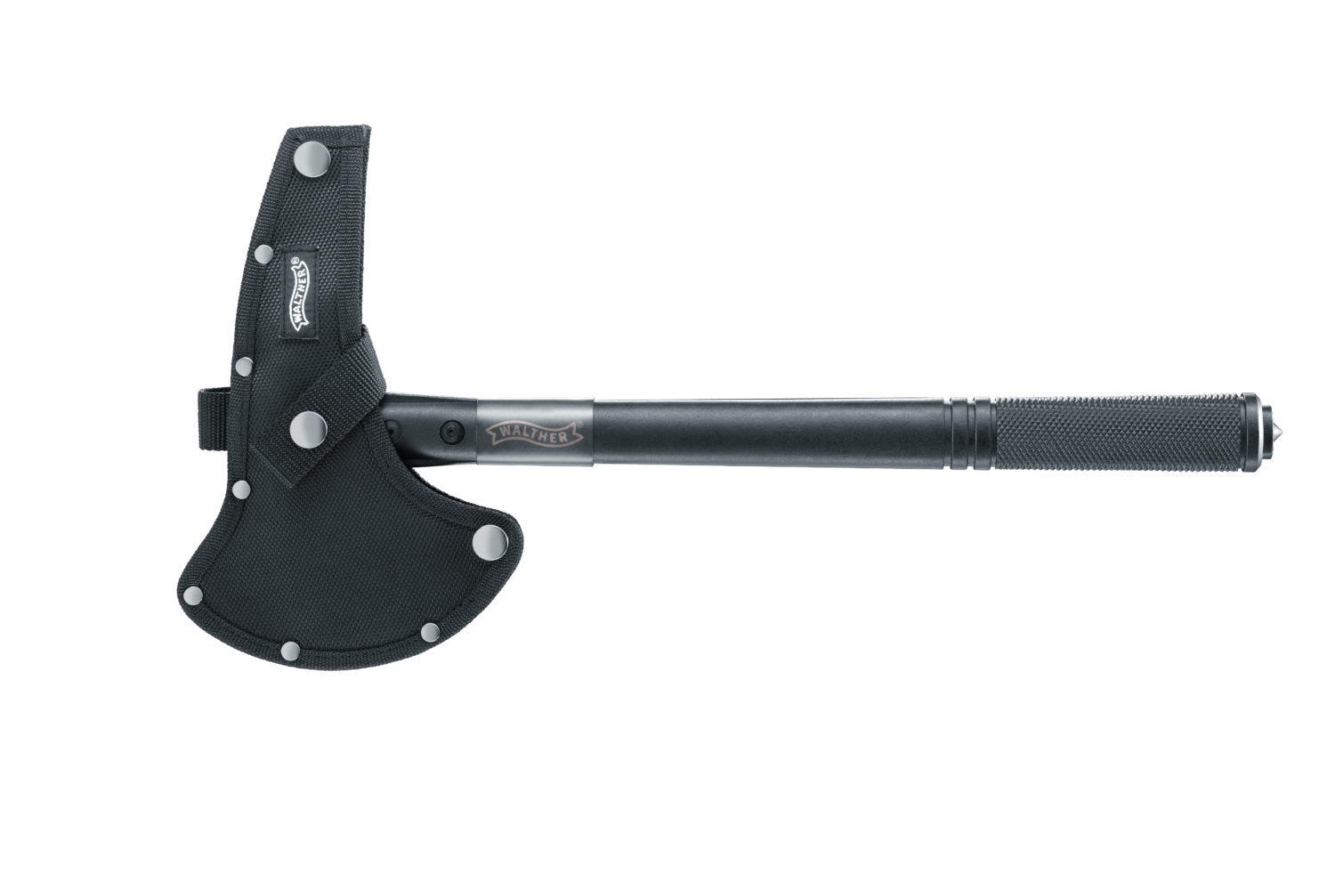 Walther Tactical Tomahawk – Axt, 520 mm Gesamtlänge, Klinge 123 mm, Edelstahl, Griff glasfaserverstärkt