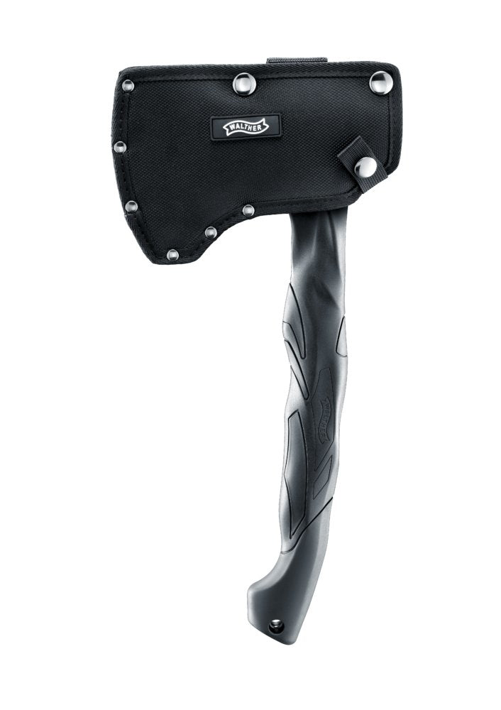Walther MFA I Axt – Länge 365 mm, Klingenlänge 90 mm, Gewicht 0,875 kg – inkl. Holster mit Gürtelschlaufe