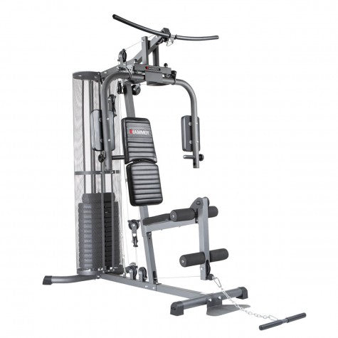 HAMMER Ultra – Kraftstation, 130 kg, 60 kg Gewichteblock – Schwarz