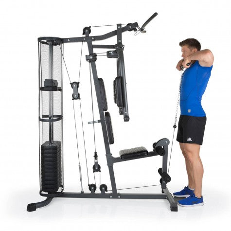 HAMMER Ultra – Kraftstation, 130 kg, 60 kg Gewichteblock – Schwarz