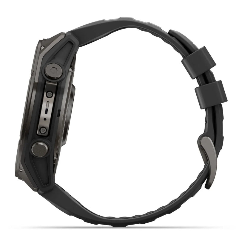 Garmin fēnix 9 51 mm GPS – Titan, Grau, 100 m, für Android, iPhone