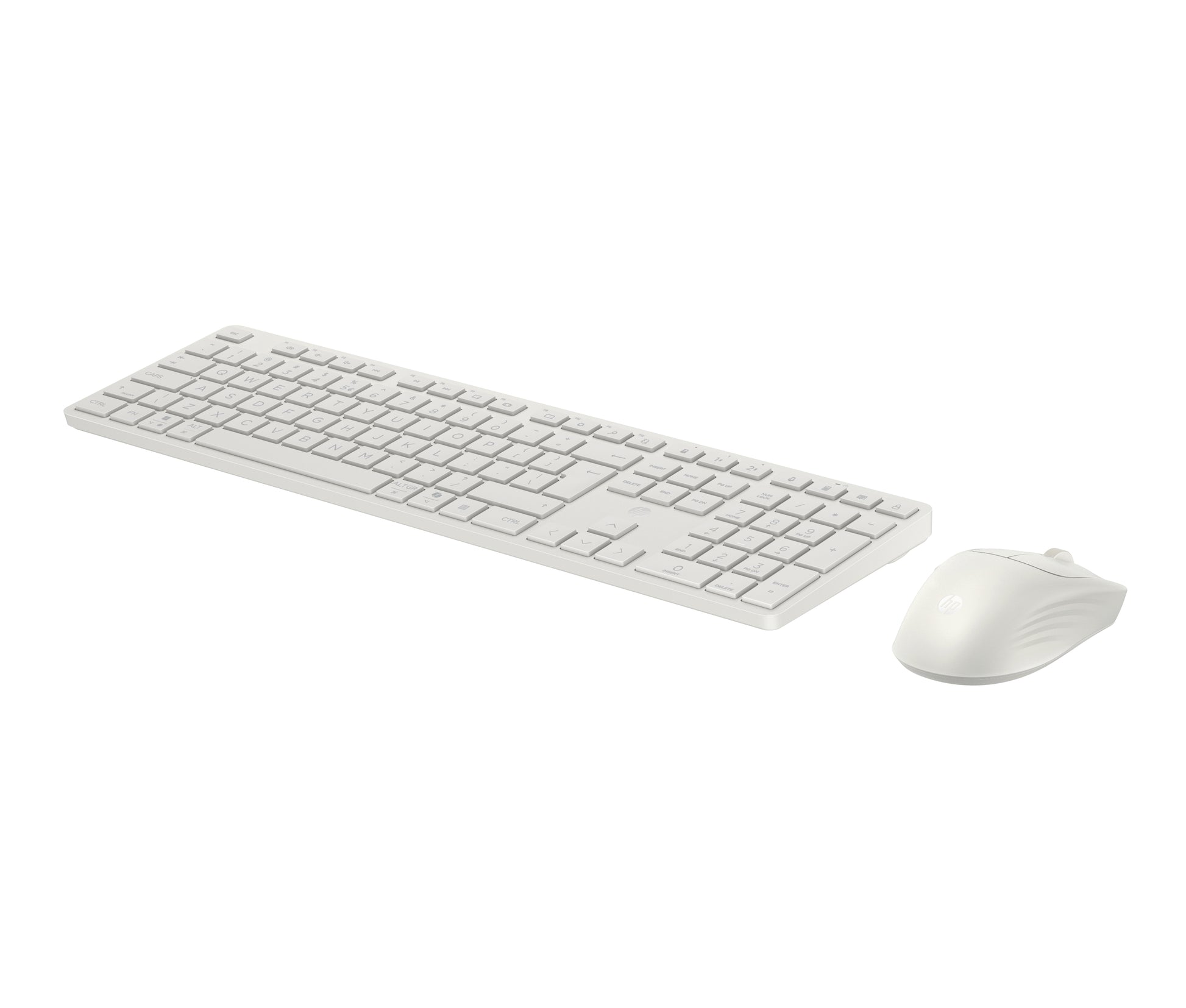 HP 490C – Tastatur- und Maus-Set – Membran – Bluetooth & 2,4 GHz USB-A (Empfänger) – Weiss