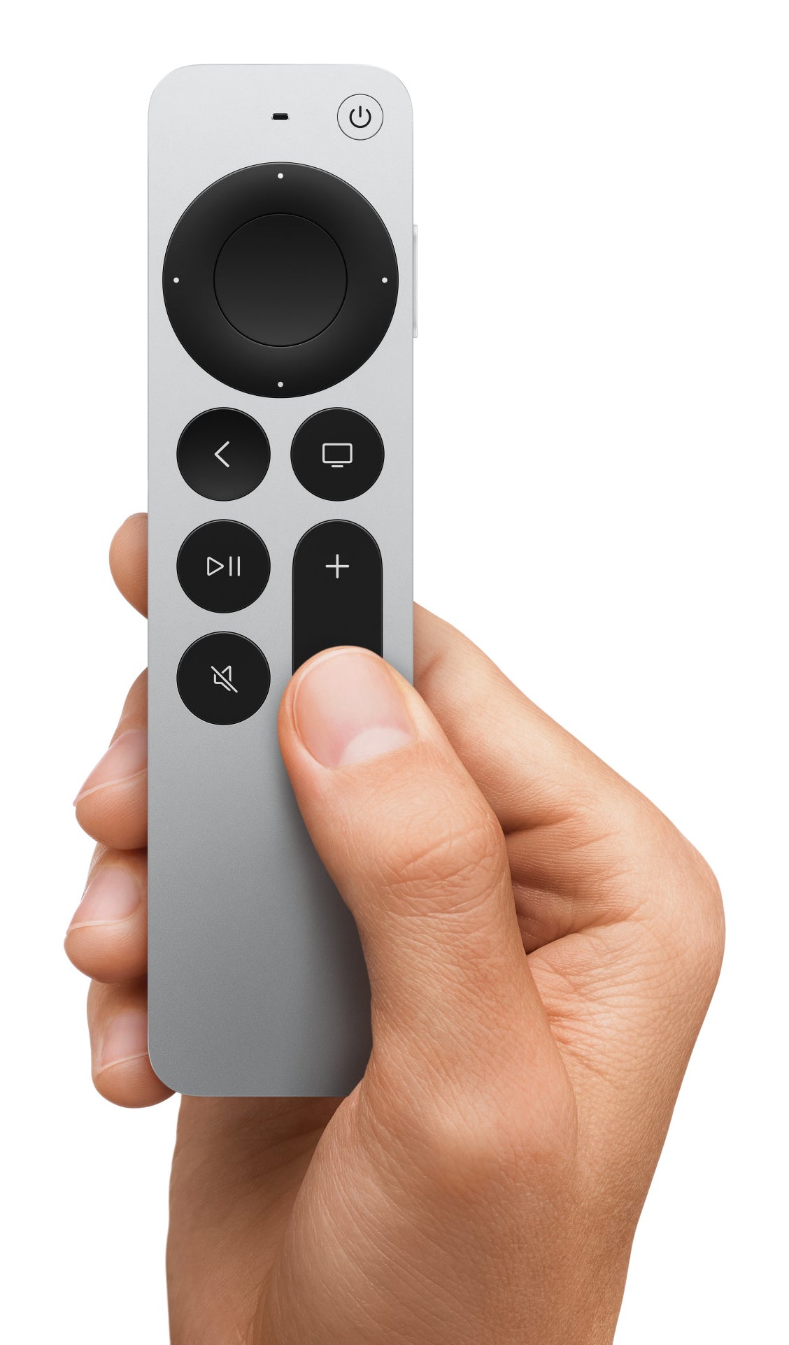 Apple TV-Fernbedienung – für Apple TV, IR/Bluetooth, schwarz/silber