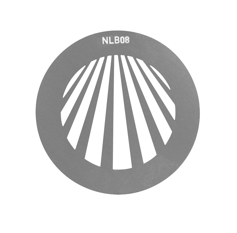 Nanlite Projektionsaufsatz (Diffusor) – für Forza 200/300/300B usw. – 10 Stk., Metallisch – 170 × 102 × 80 mm