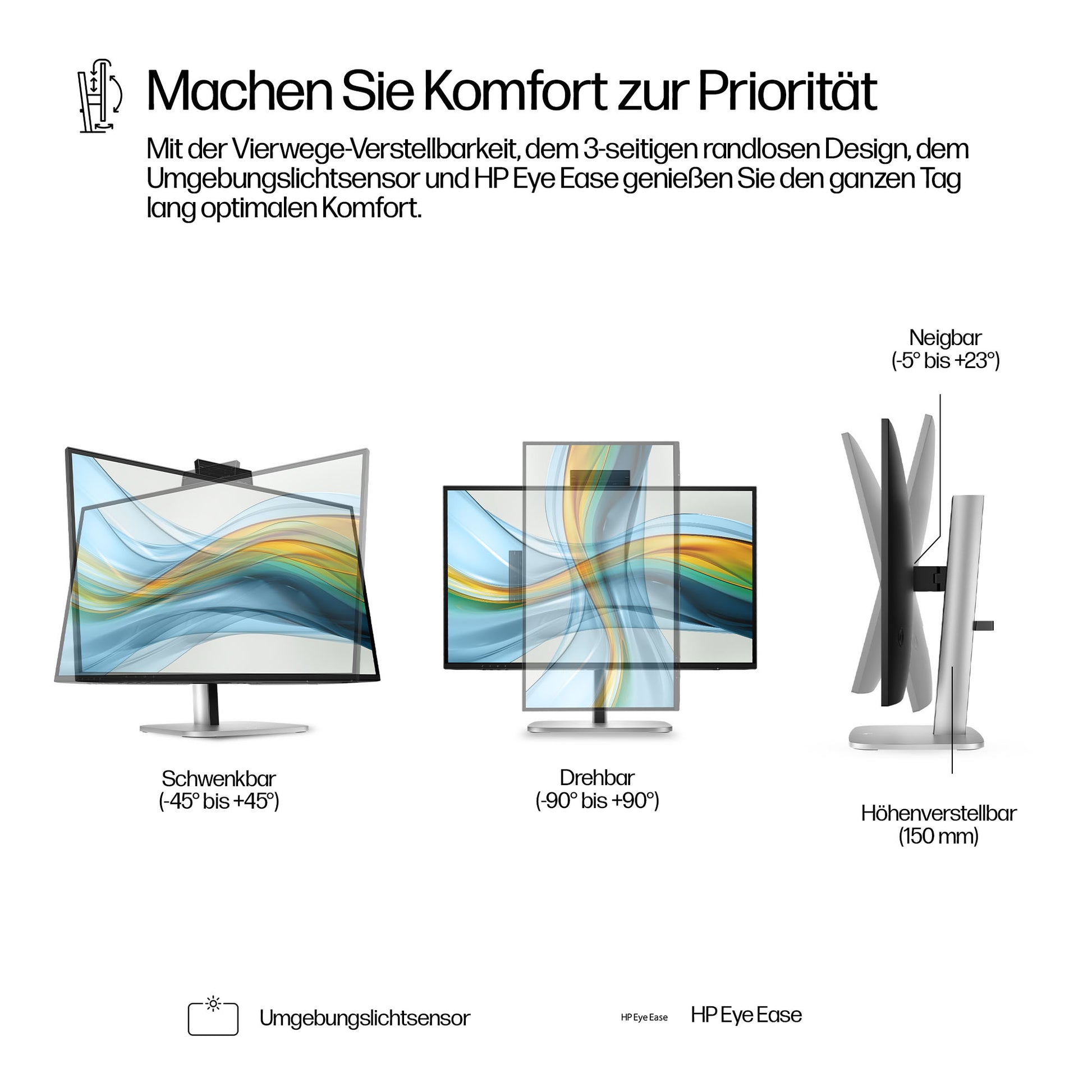 HP Series 5 Pro 527pm – Monitor, 27" 2560 × 1440 (WQHD), USB-C