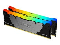 Kingston Technology Kingston FURY Renegade RGB – Arbeitsspeicher – 16 GB (2×8 GB), DDR4 4000 MT/s, CL19, 1,35 V, RGB
