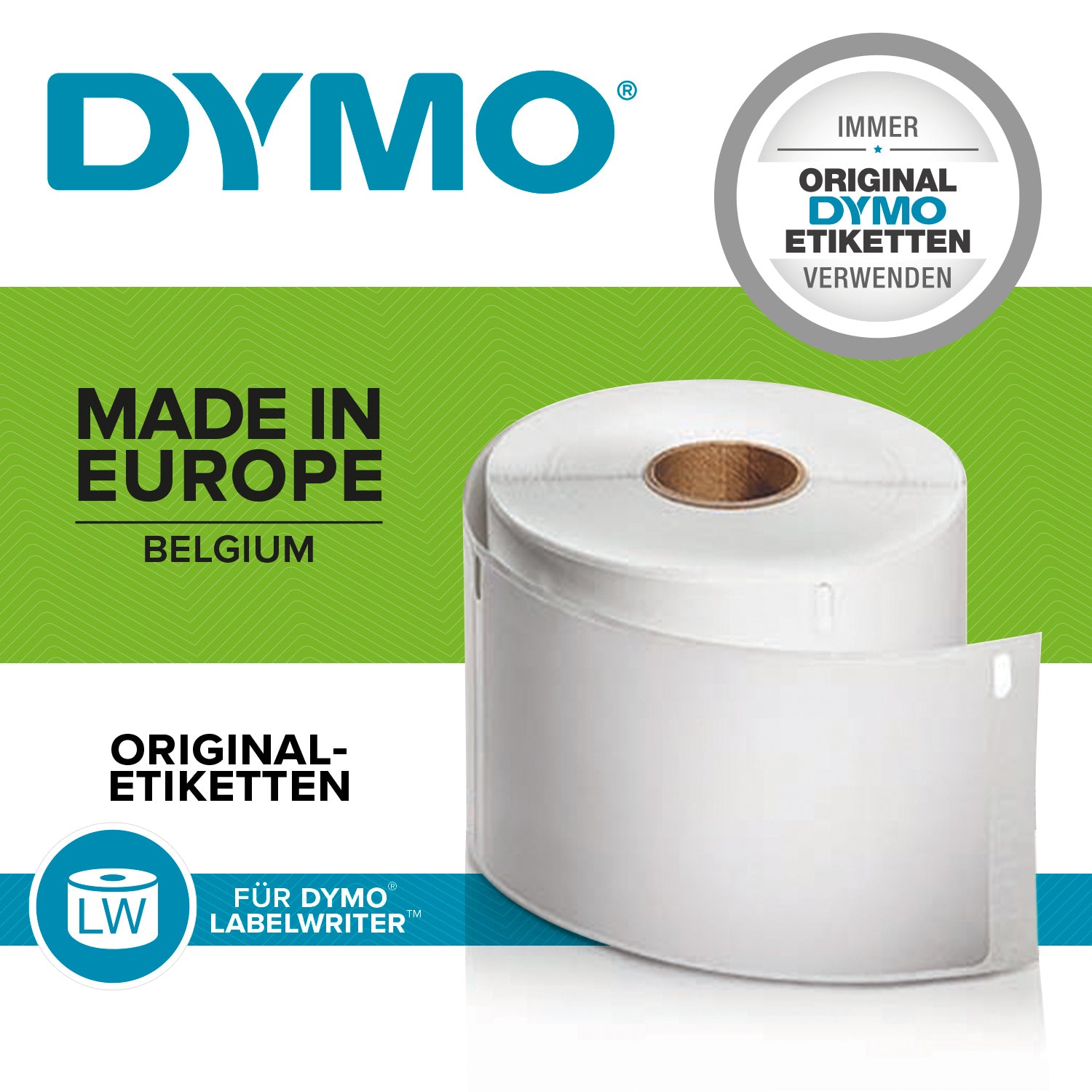 DYMO LabelWriter 450 TwinTurbo – Etikettendrucker (Thermodirekt), 600×300 dpi, USB