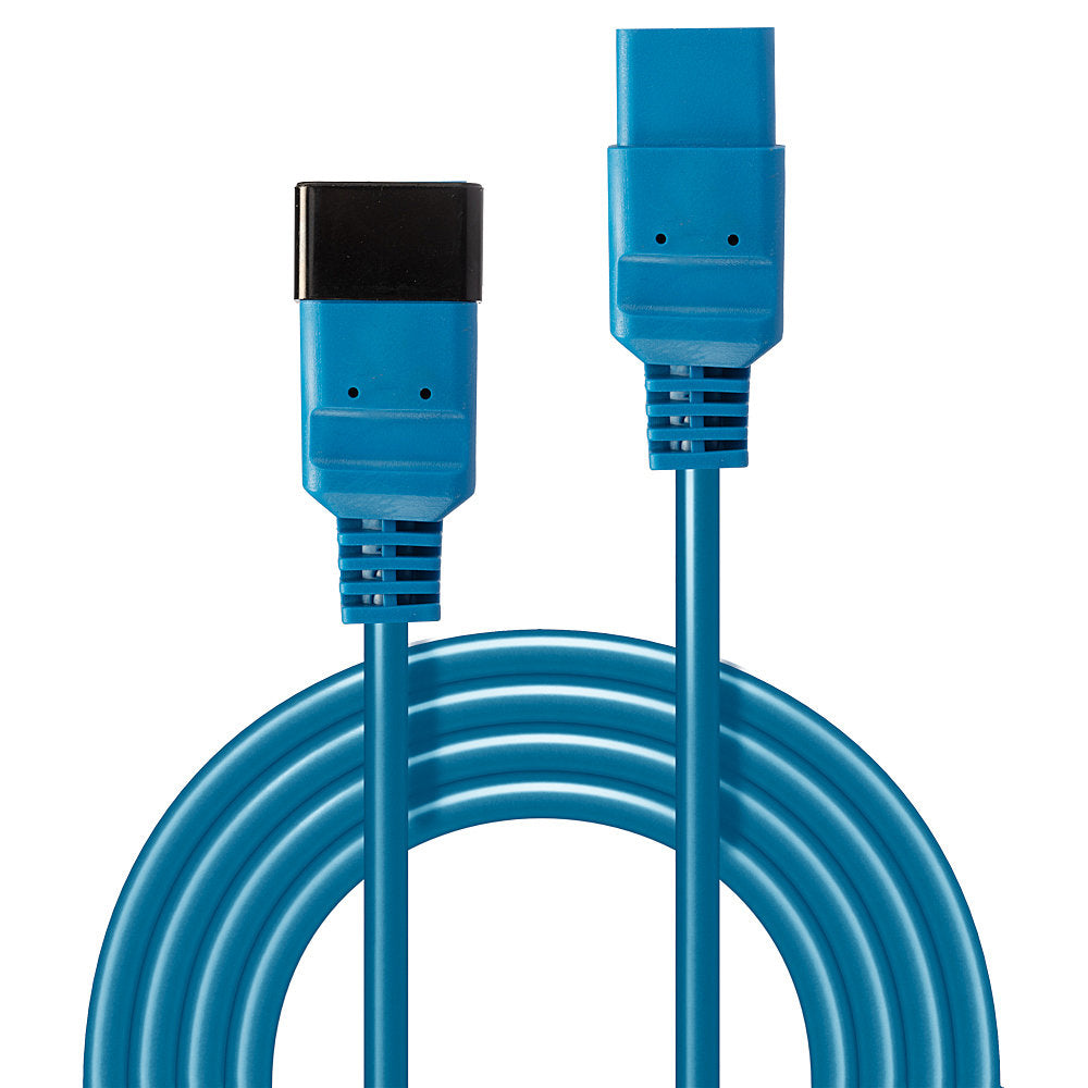 LINDY 2m IEC C19 zu IEC C20 Verlängerungskabel, Blau
