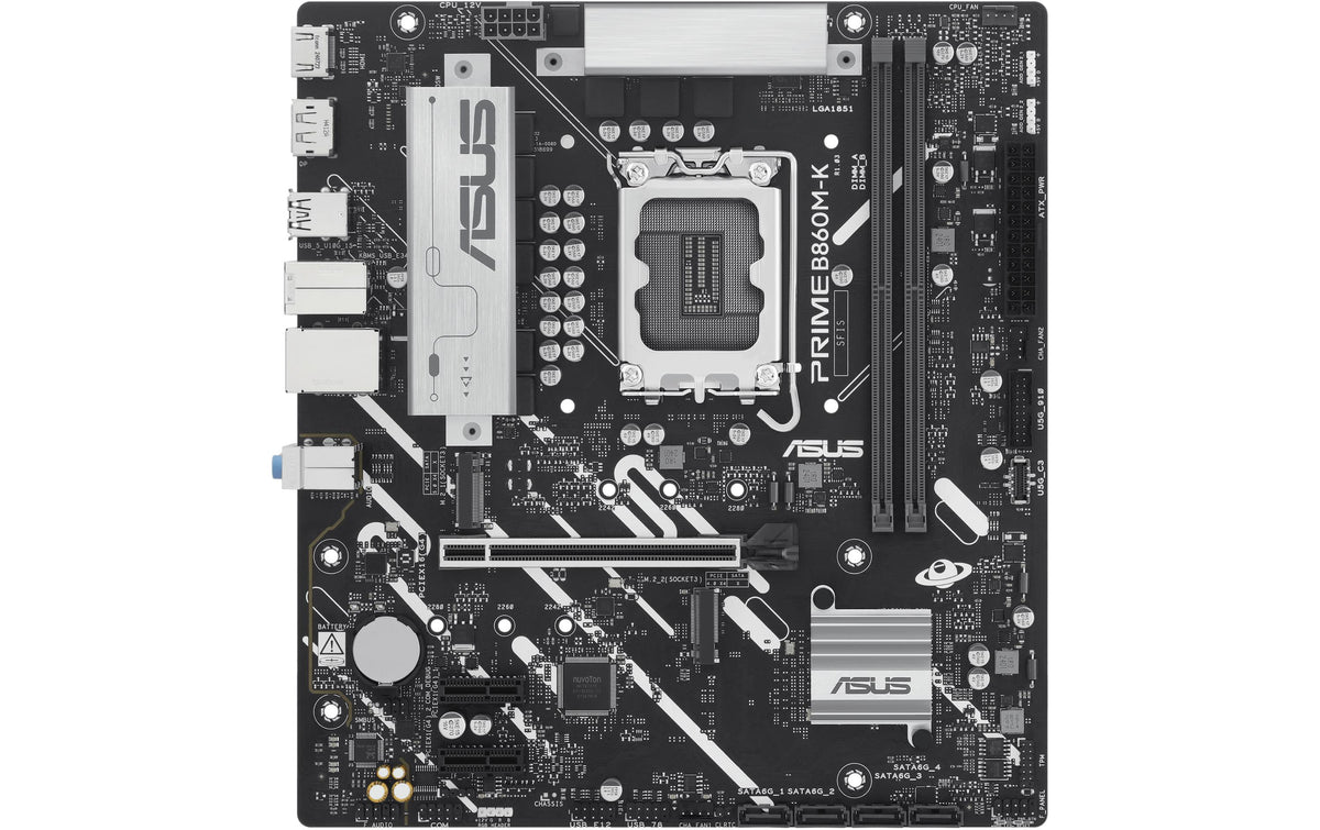 ASUS PRIME B860M-K – Mainboard – LGA 1851, Intel B860, mATX, DDR5
