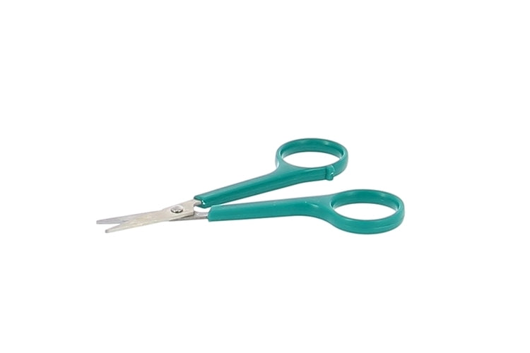 Schere 12,0 cm, spitz – steril, mit Kunststoffringen, 100 Stk.