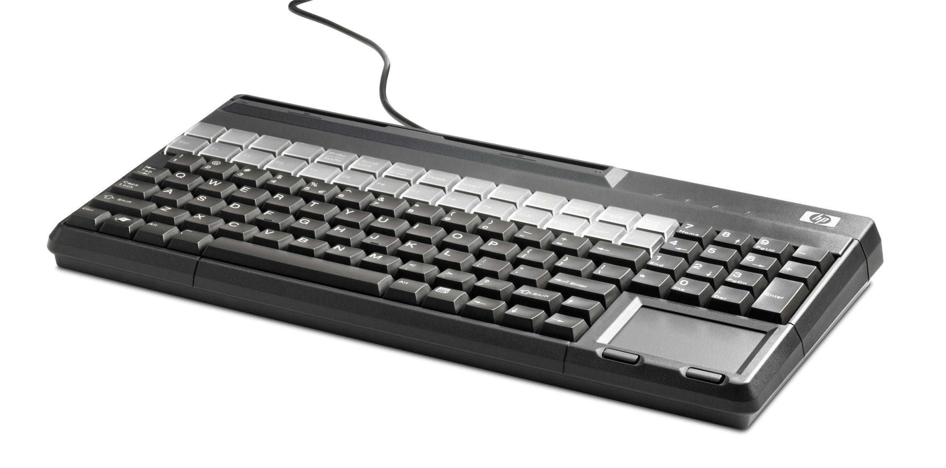 HP Tastatur, kabelgebunden (USB-A), mit Magnetkartenleser