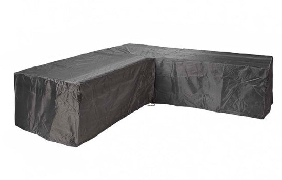 AeroCover Terrassensofaabdeckung – 235 × 235 × 100 × H70 cm, Schwarz, Ripstop-Polyester