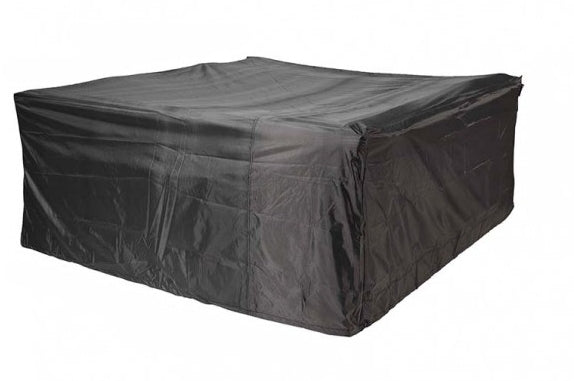 AeroCover Schutzhülle – 300 × 300 × 70 cm, schwarz, Polyester, wetterfest, atmungsaktiv, für Lounges