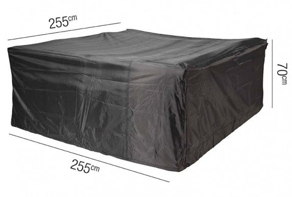 AeroCover Schutzhülle 2550 × 700 × 2550 mm – Polyester – Schwarz – für Lounges