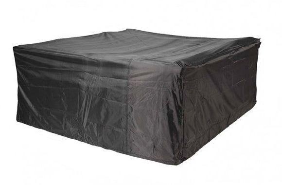 AeroCover Abdeckung für Sitzgruppe – rechteckig 200 × 190 × 85 cm, schwarz, Polyester, wasserfest