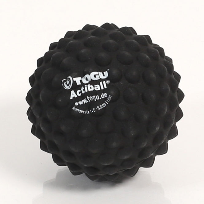 TOGU Massageball – hart – 9 cm – schwarz