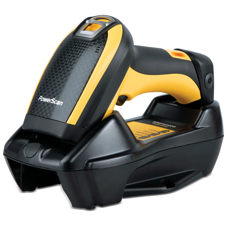 Datalogic PowerScan PBT9100 – Barcodeleser – Bluetooth 3.0 – mit wechselbarem Akku – Kit: Ladestation, Kabel