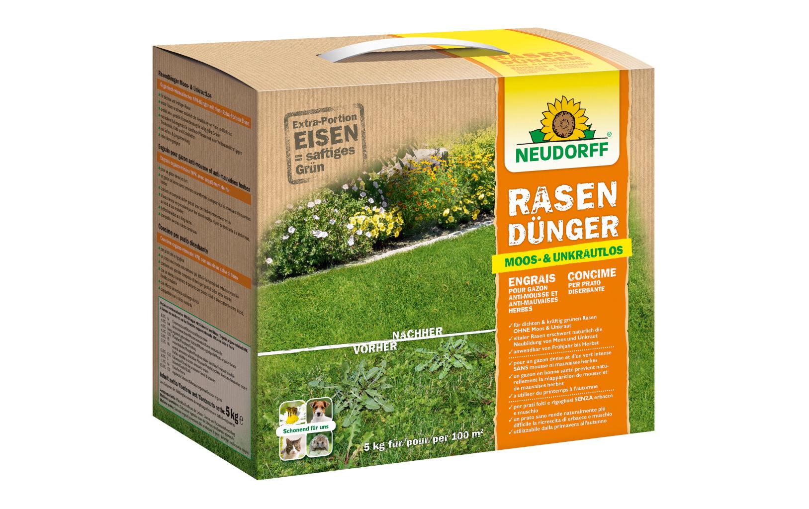 Neudorff Rasendünger, 5 l, Granulat