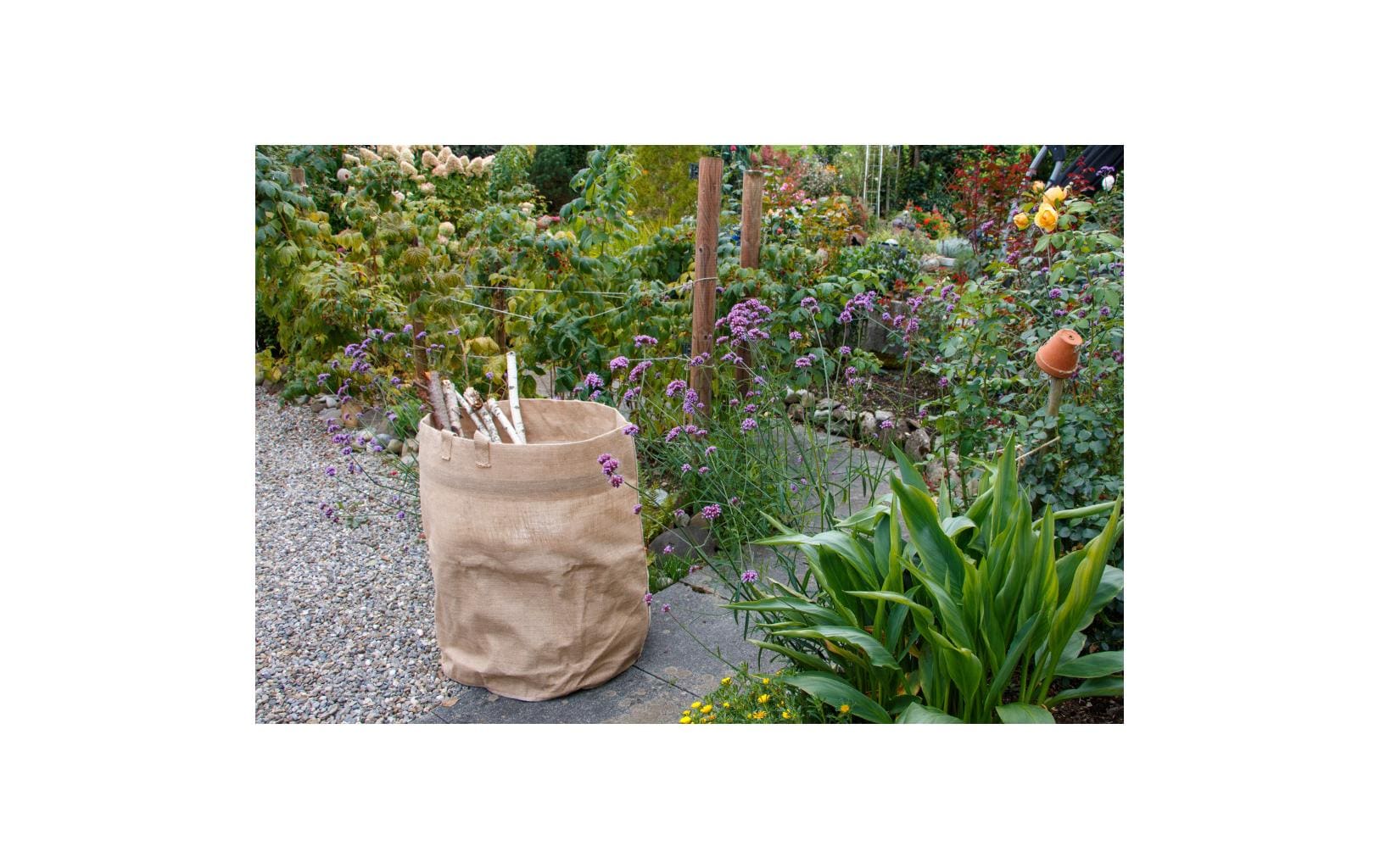 Colibri Mehrzweckbeutel – 70 l, Jute, beige, 440 × 440 × 440 mm, 1 Stk