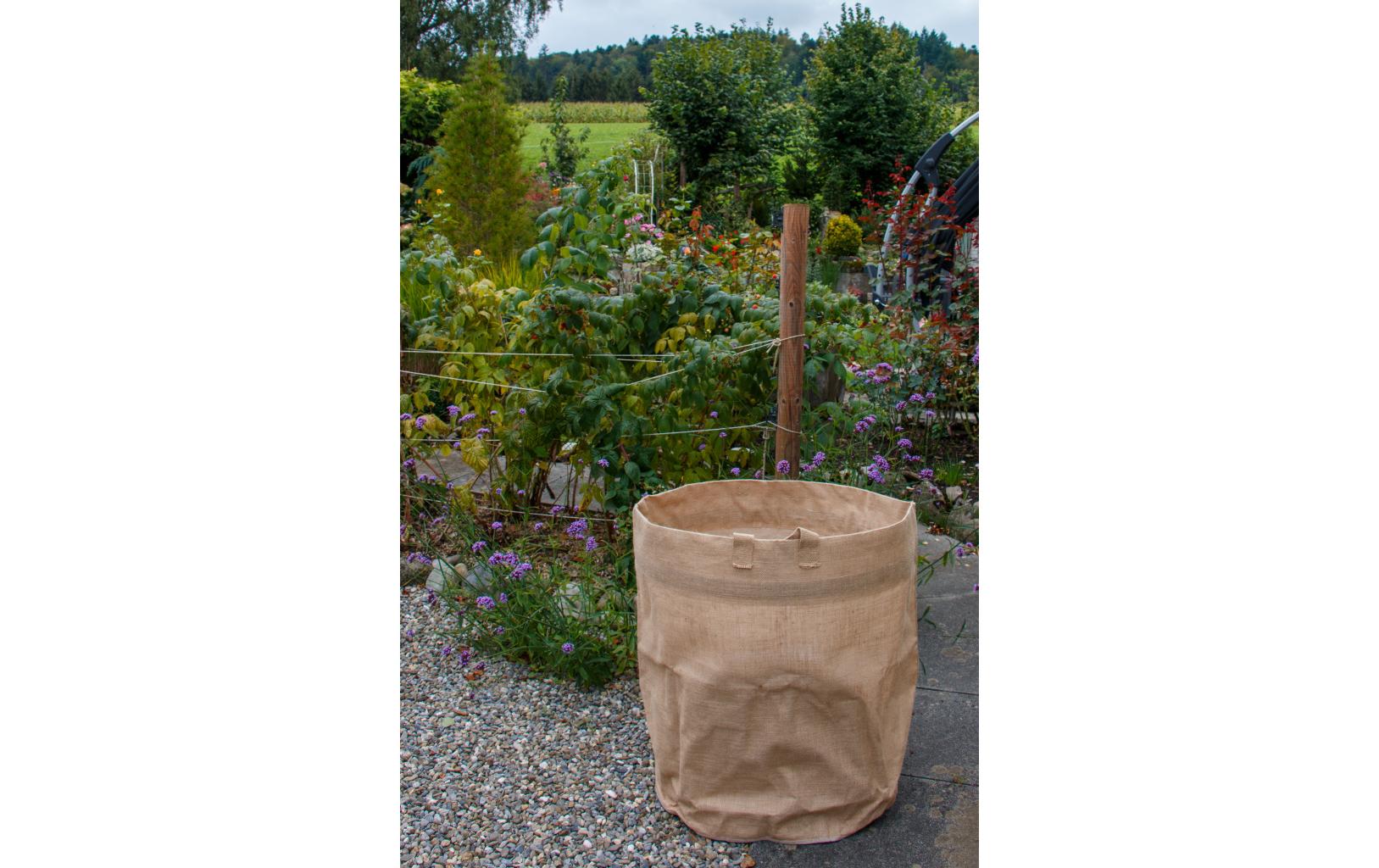 Colibri Mehrzweckbeutel – 70 l, Jute, beige, 440 × 440 × 440 mm, 1 Stk