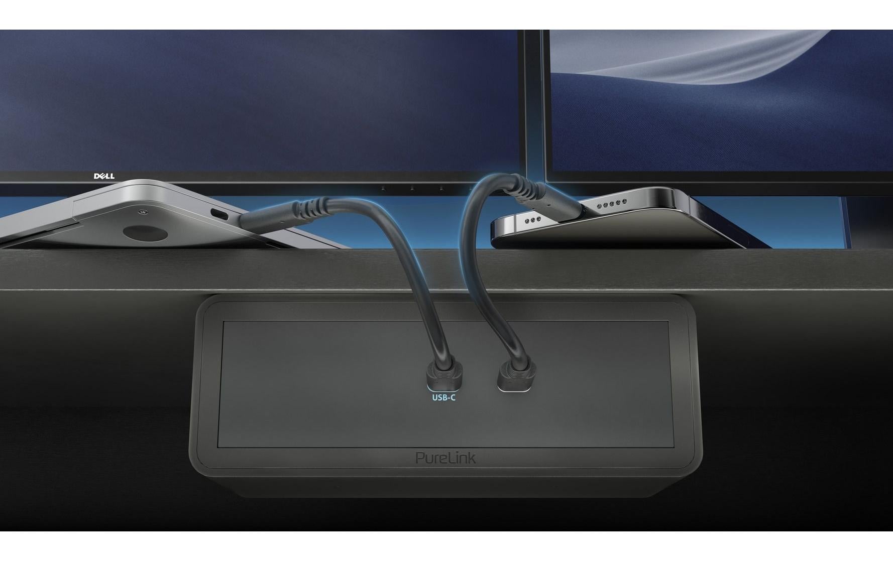 Purelink mediahub2 M2-ENC07-9942 Dockingstation – USB-C, 2× HDMI, 2× USB-A, 100 W PD, GbE, für Universalgeräte