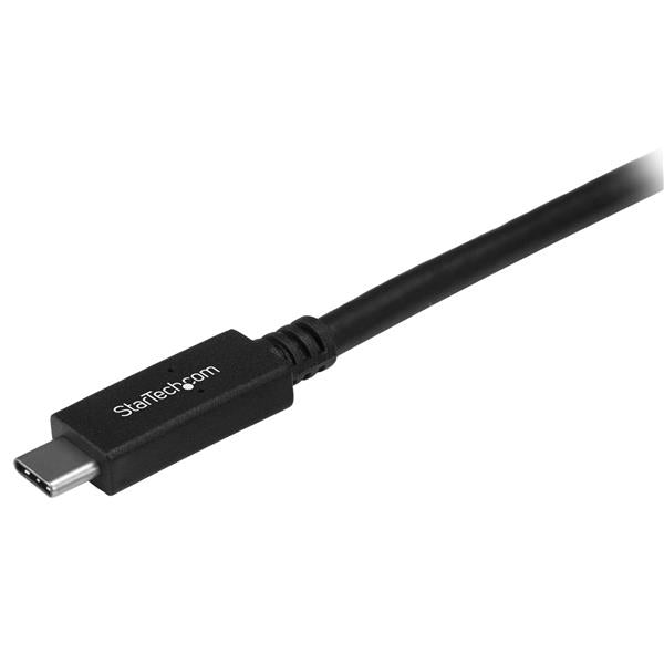 StarTech.com USB-C auf USB-C Kabel – USB 3.2 Gen 2 (10 Gbit/s) – 0,5 m – PD 60 W – 8K/60 – Schwarz