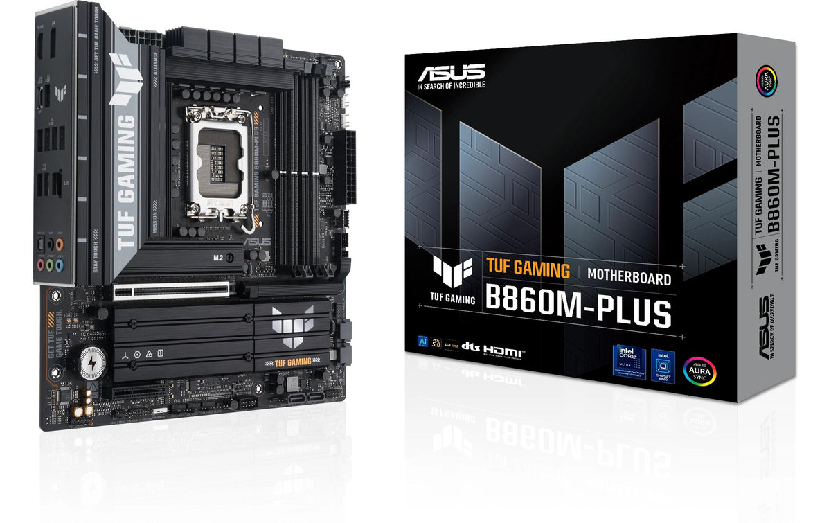 ASUS TUF GAMING B860M-PLUS – Mainboard – LGA 1851, Intel B860, mATX, DDR5