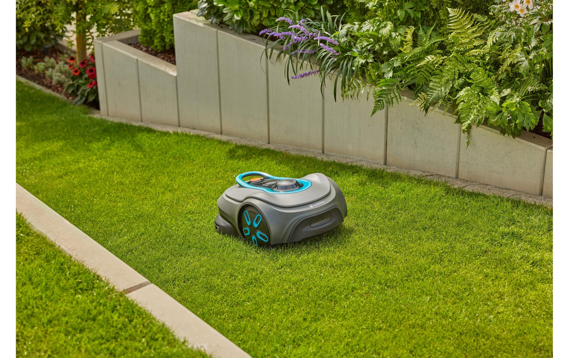 Gardena SILENO free 600 – Mähroboter – 600 m², 22 cm Schnittbreite, 65 min Laufzeit – für GARDENA smart App