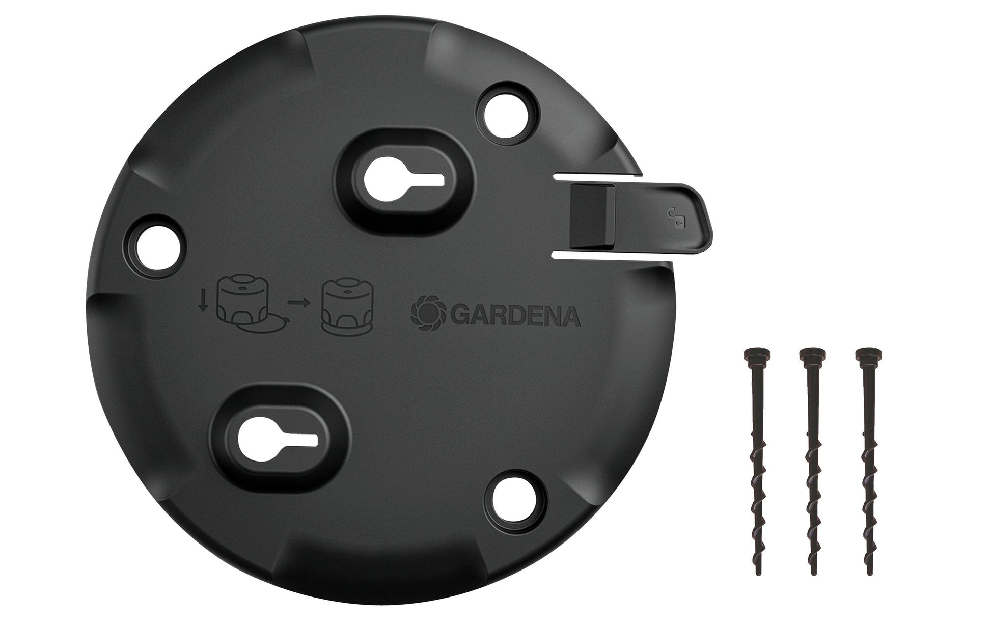 Gardena Bewässerungssystem – Flächenabdeckung 320 m² – Schwarz – AquaPrecise – 16022-20