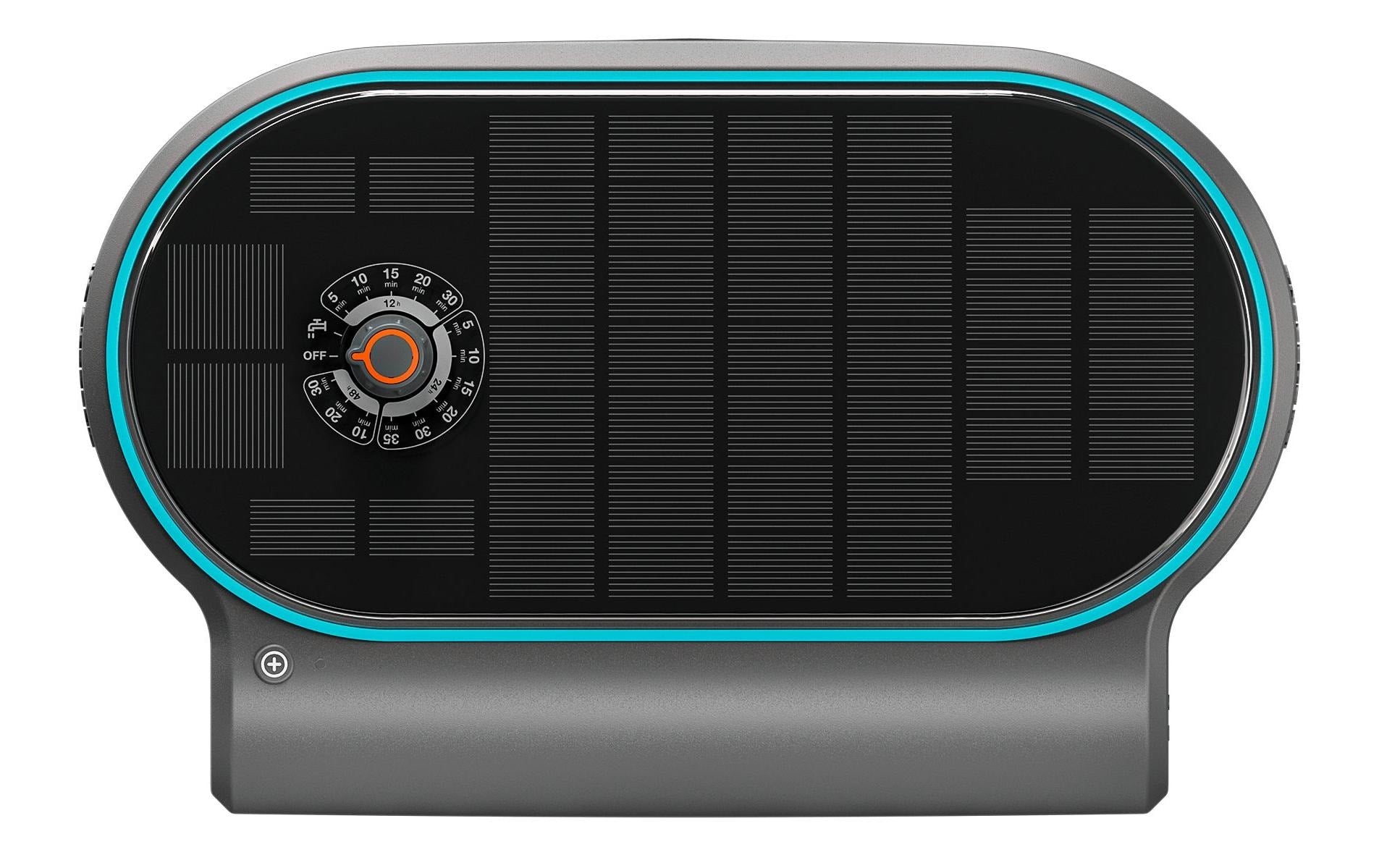 Gardena AquaBloom L Solar-Bewässerungs-Set 20 m Schlauch 4,6 mm – 30 Tropfer, 10 T-Stücke – mit Akku