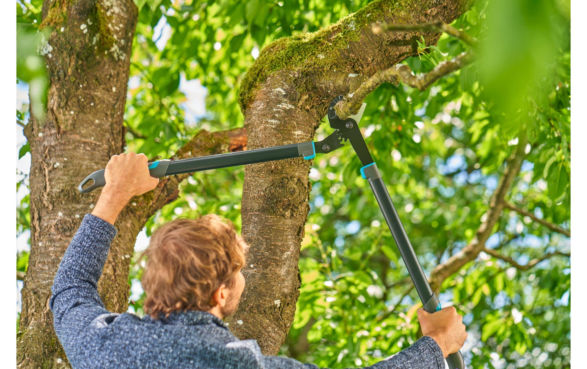 Gardena EnergyCut pro L – Astschere, Schnittbreite 50 mm, Bypass, Schwarz, Grün