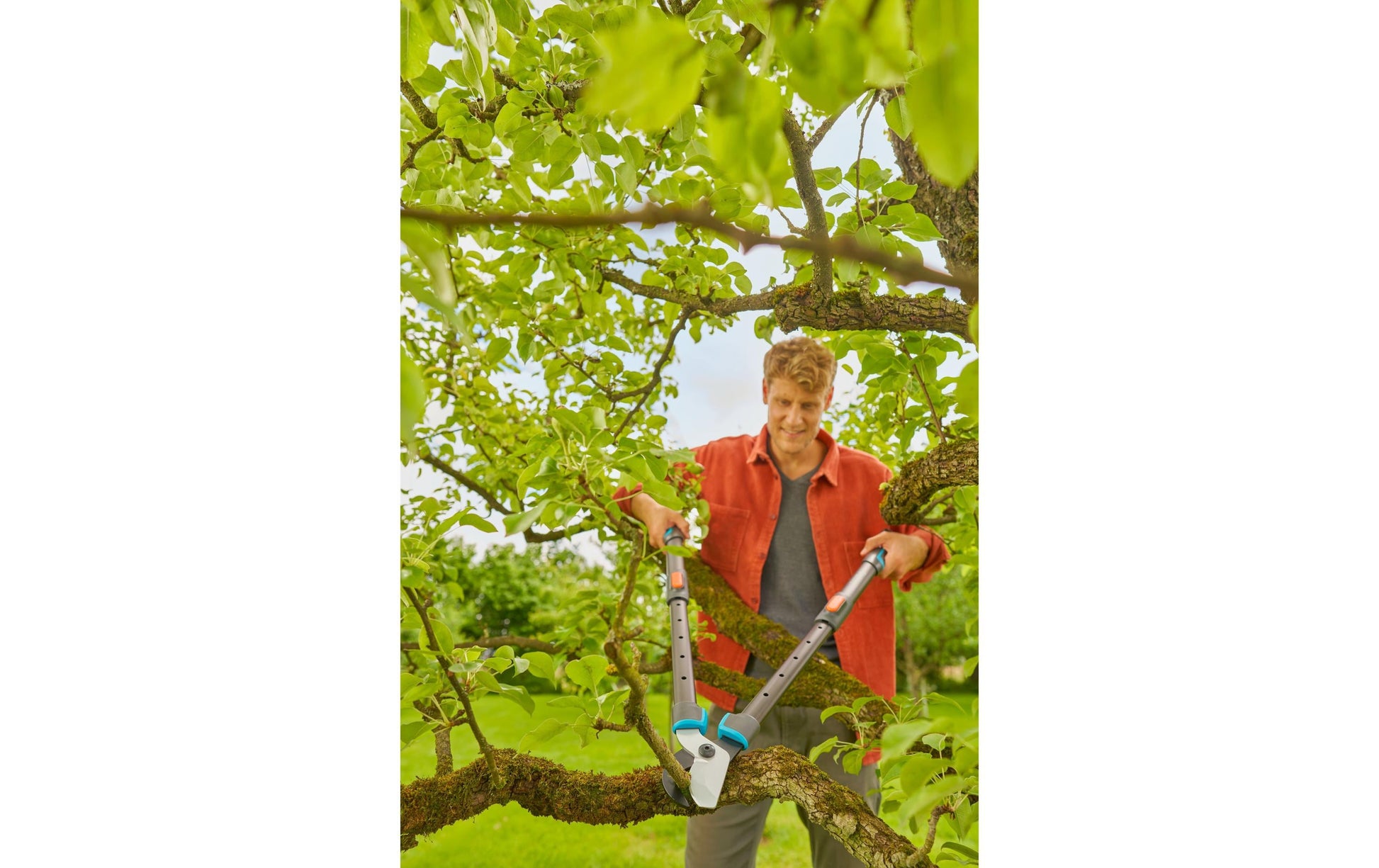 Gardena TeleCut pro L Baumschere – Bypass, Schnittbreite 50 mm, Gewicht 1,295 kg