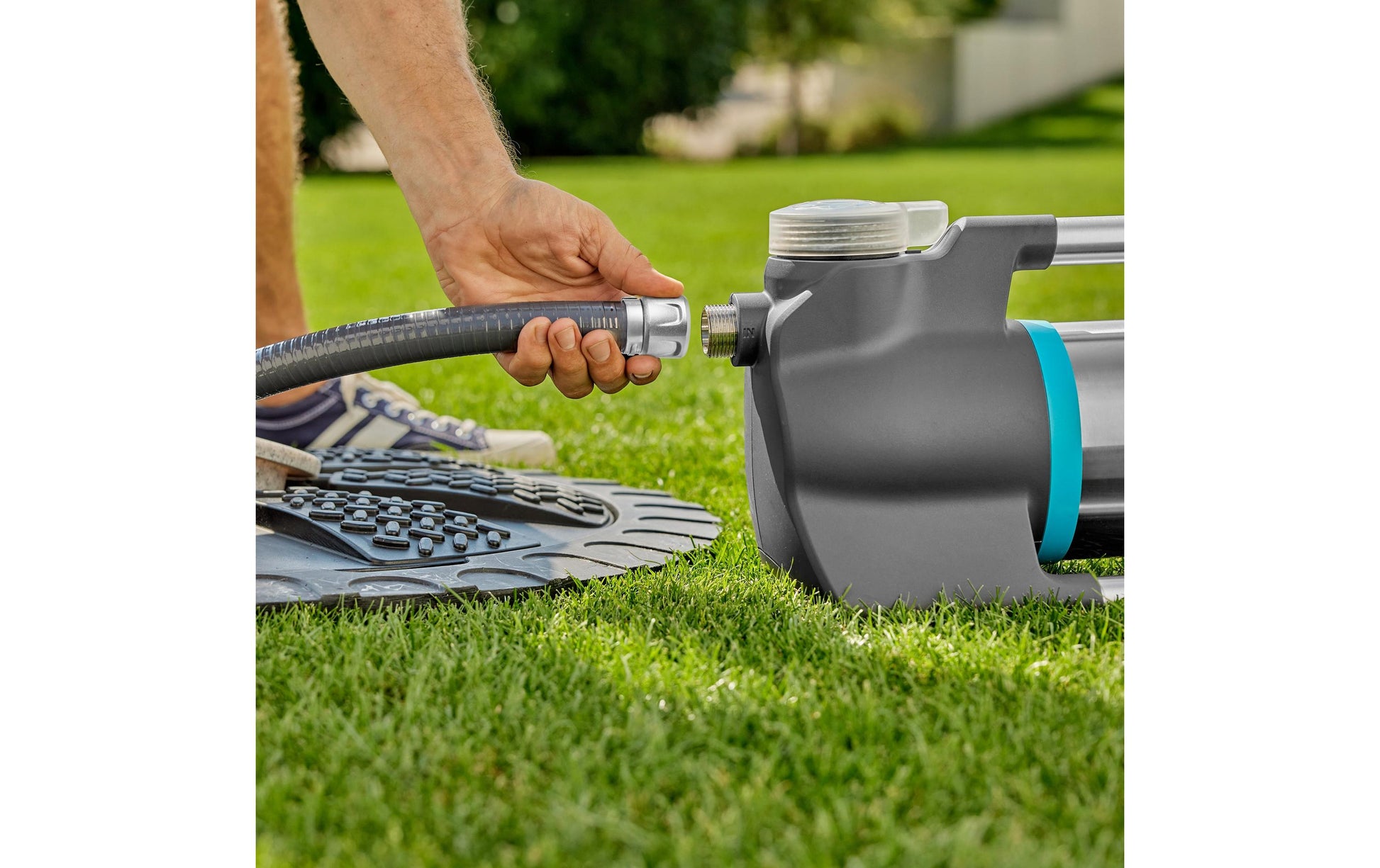 Gardena Sauggarnitur – Ø 25 mm × 4 m, Schwarz, für Wasserpumpen