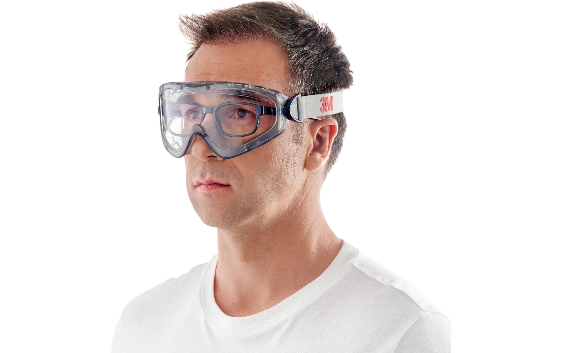 3M Schutzbrille 2890 – klar, kratzfest, UV-Schutz, für Brillenträger