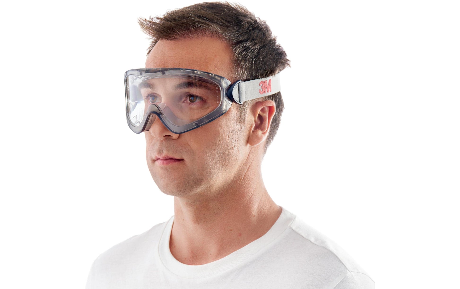 3M Schutzbrille 2890 – klar, kratzfest, UV-Schutz, für Brillenträger