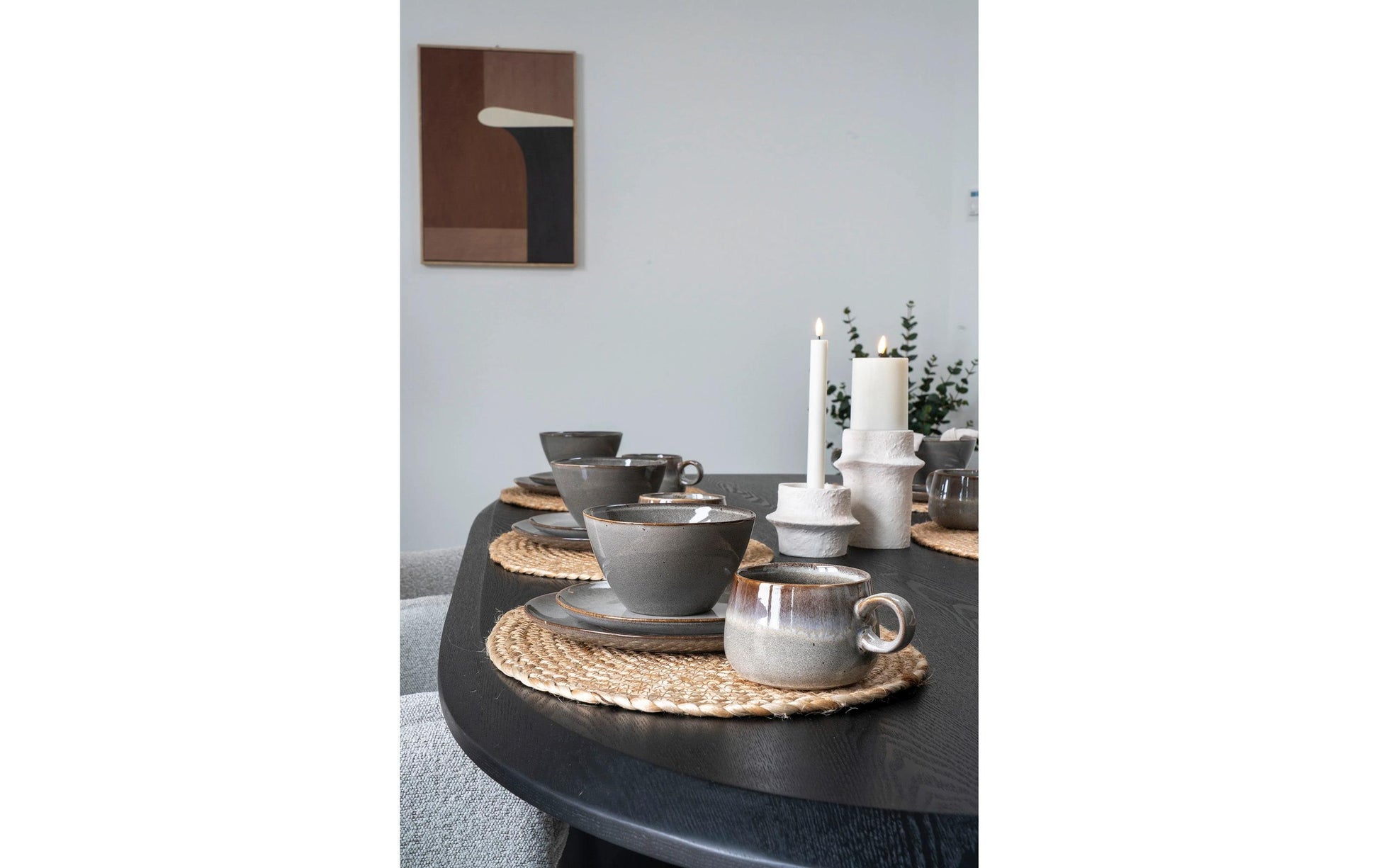 House Nordic Schale Selma – 4er Set, Ø 15,0 cm, H 9,0 cm, Keramik, spülmaschinenfest, mikrowellenfest