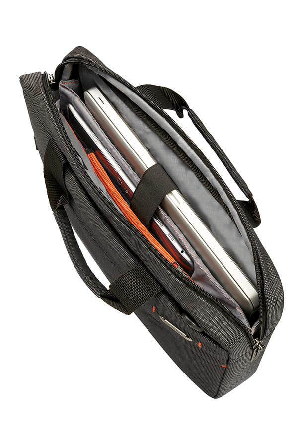Samsonite Network 3 Notebook-Tasche – für Notebooks bis 15,6", 12,5 l, Aufsteckfunktion, Polyester, schwarz
