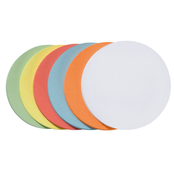 Franken Moderationskarten Kreis – Ø 19,5 cm, sortiert, 100% Altpapier, 250 Stk.