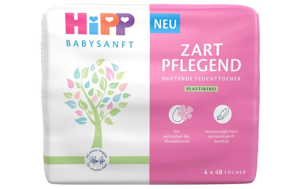 Hipp Feuchttücher Babysanft – 192 Stk