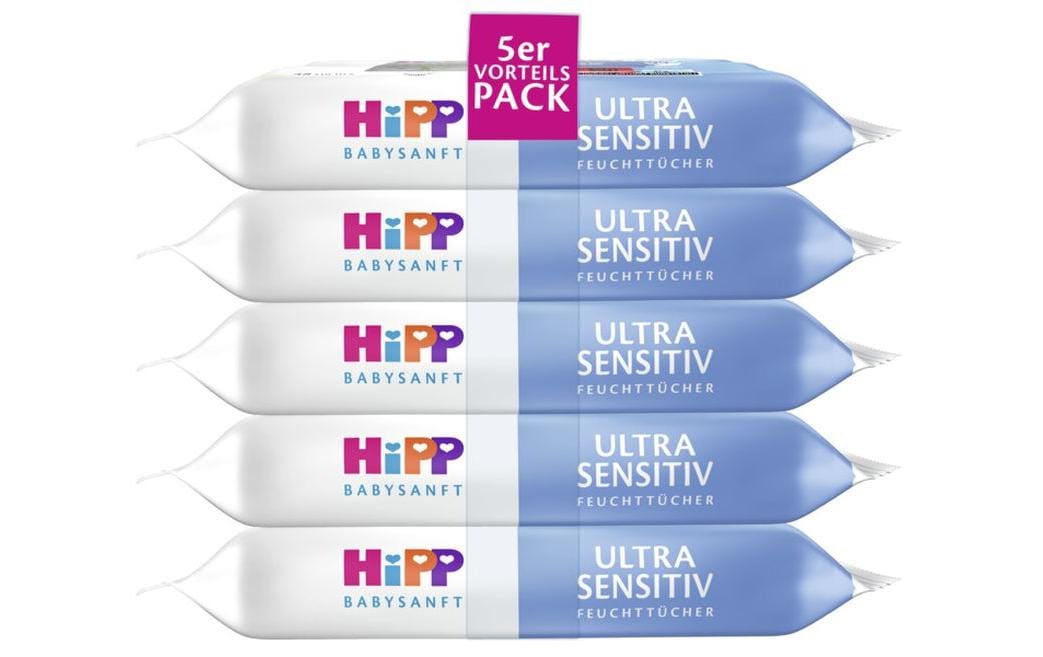 HiPP Feuchttücher Babysanft – Ultra sensitiv – 240 Stk