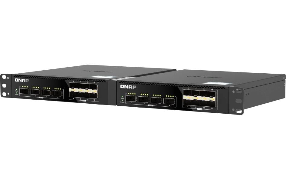 QNAP QSW-M7308R-4X – Smart-Managed L3 Switch – 4× QSFP28, 8× SFP28, 1U, 19"