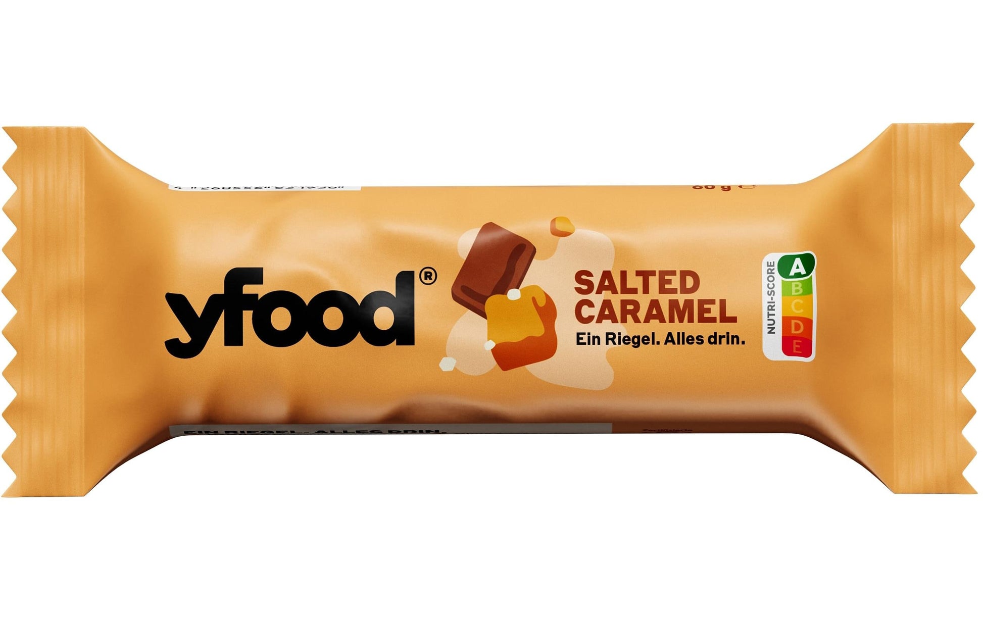 YFood Protein-Riegel – Salted Caramel – 12 × 60 g