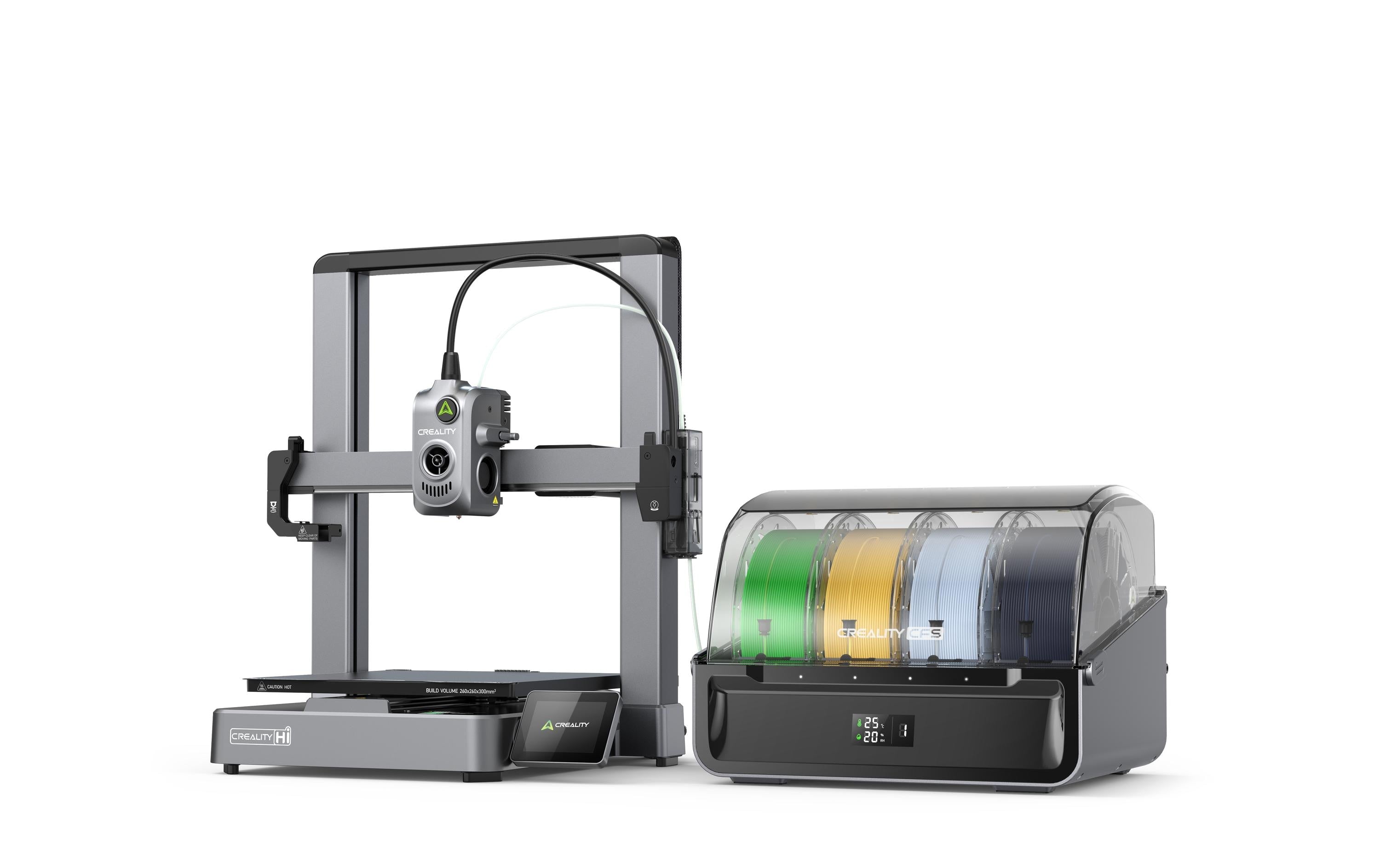 Creality 3D Creality Hi und CFS Kombo – FDM-3D-Drucker, 1 Extruder, 0,10 mm