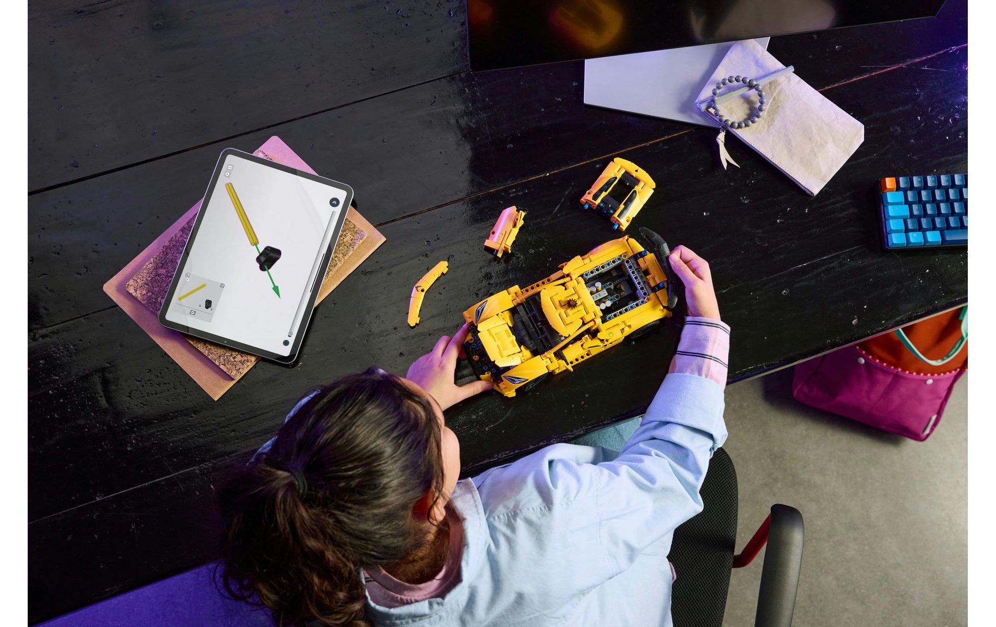 LEGO Technic Chevrolet Corvette Stingray 3D-Puzzle – 732-teilig – 26,2 × 7,1 × 38,2 cm – ab 9 Jahren