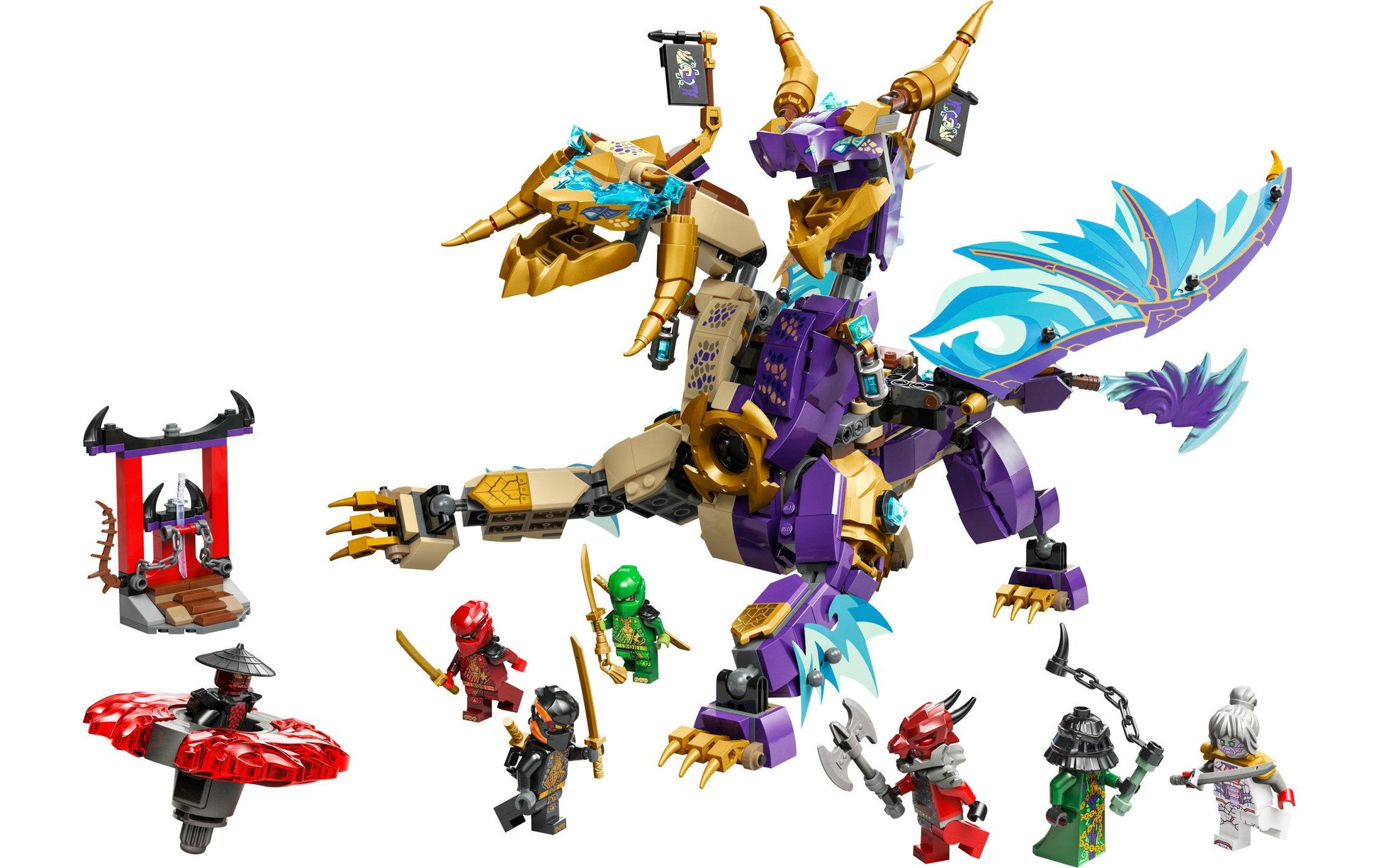 LEGO Set Lichtbogendrache – Ninjago – 869-teilig – 28,2 × 5,9 × 54 cm – ab 9 J.