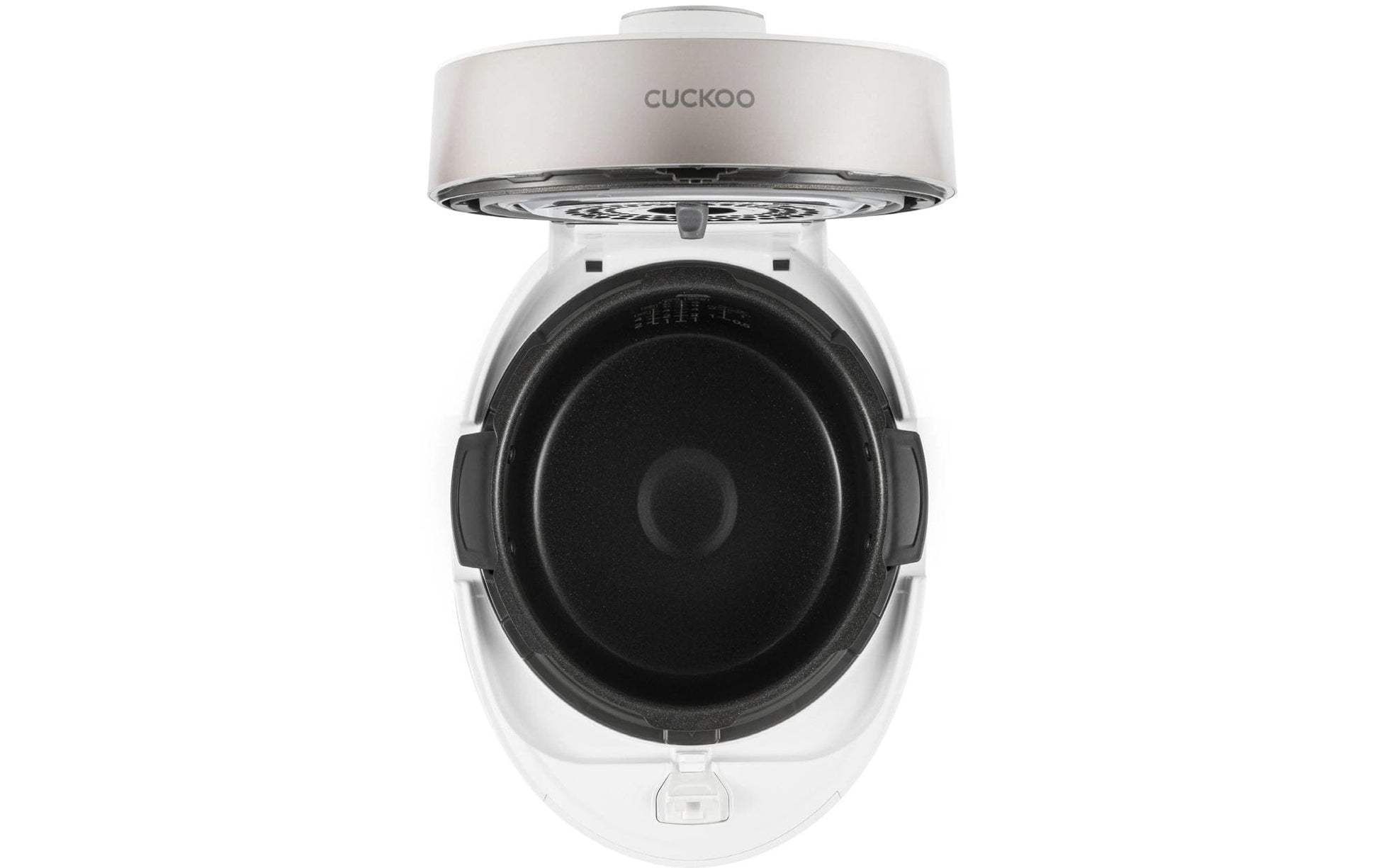 Cuckoo Reiskocher CRP-ST0609F – 1,08 l, 880 W, Warmhaltefunktion – Champagner/Weiss