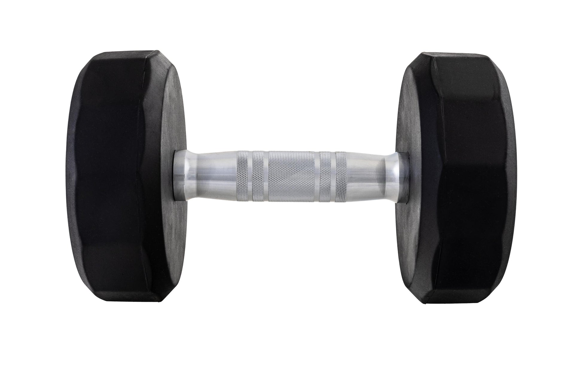 KOOR Kurzhantel – 10 kg – 26,5 × 16,5 cm – schwarz, Gummi
