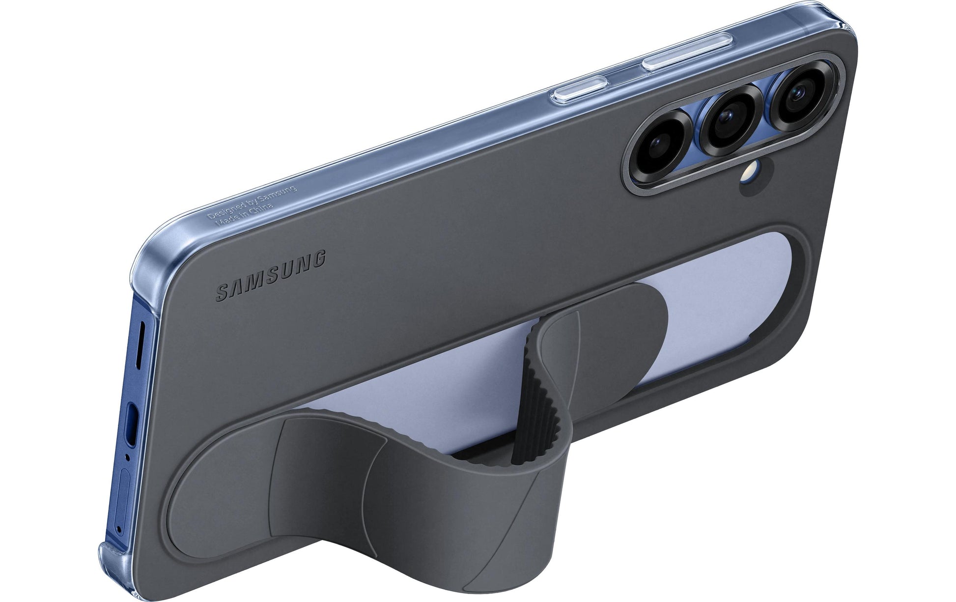 Samsung Backcover – für Samsung Galaxy S25+ – schwarz – mit Ständer
